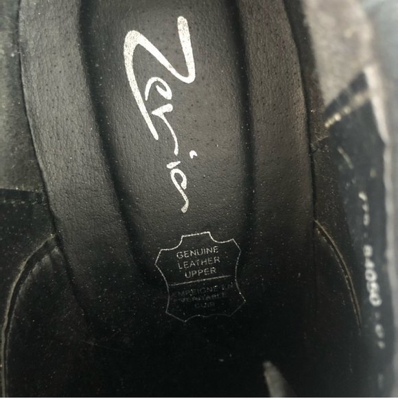 Real leather vintage style Oxford heels - Picture 6 of 6